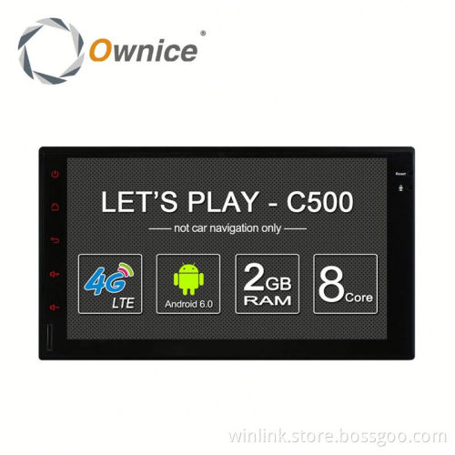 Android 6.0 4 core Ownice C500 Auto GPS navi for double din universal with wifi GPS NAVI support DAB TMPS 4G LTE